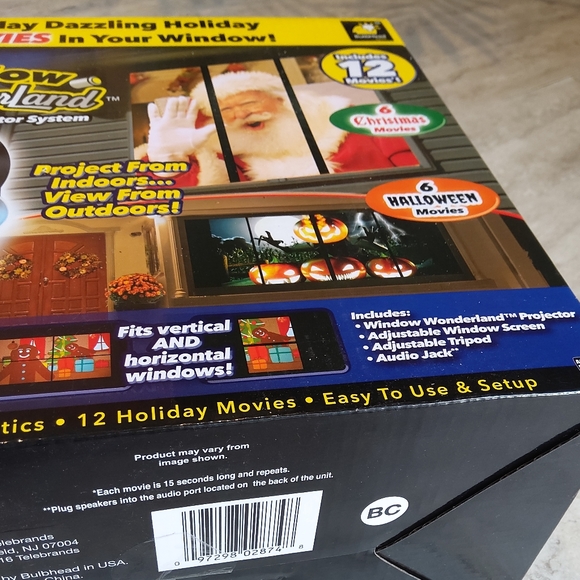 Star Shower® Window Wonderland™ Holiday Decor Projector NIB - Picture 3 of 10